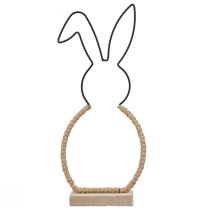 Artikel Osterhase Tischdeko Ostern Draht Boho Deko Hase 32cm