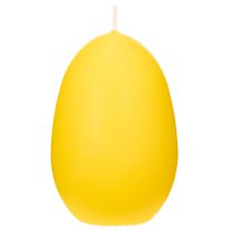 Artikel Osterkerze Ei-Form Wachs Gelb 9cm Set 6 Stück