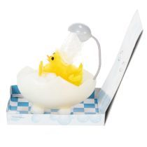 Artikel Chenilleküken Osterdekoration in Eierschalen-Badewanne Gelb 9cm