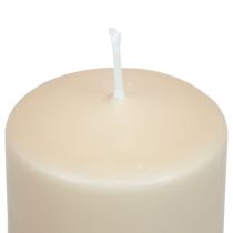 Artikel PURE Stumpenkerze Beige Wenzel Kerzen Hellbraun 90/70mm