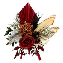 Artikel Palmenblätter Rot 40–50 cm 65 Stück Trockenblumen
