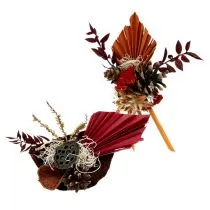 Artikel Mini Palmspear aus Palmenblatt ca. 30–40cm Rot Orange 100 Stück