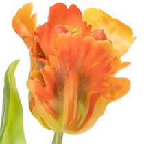 Artikel Künstliche Tulpen 53 cm aus Polyester in Orange für Wohnraumdekoration