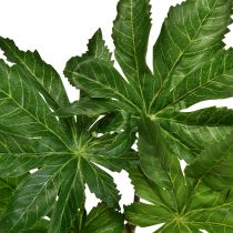 Papayablätter Künstlich Dekozweig Kunstpflanze Grün 40cm