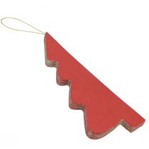 Artikel Papier-Tannenbaum Bordeaux 20 cm Weihnachtsanhänger