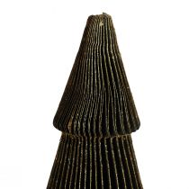Papier Weihnachtsbaum Papier Tannenbaum Schwarz H60cm
