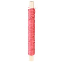 Artikel Papierkordel Draht umwickelt Ø0,8mm 22m Rot