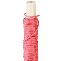 Artikel Papierkordel Draht umwickelt Ø0,8mm 22m Rot