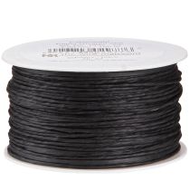 Artikel Papierkordel Draht umwickelt Ø2mm 100m Schwarz