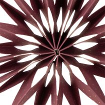Artikel Papiersterne zum Aufhängen, 10 cm, Bordeaux und Rosa, 4er-Set