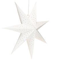 Artikel Papiersterne Weiß 45 cm mit Perforation zur Beleuchtung