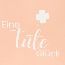 Artikel Geschenktüte Papier mit Aufdruck "Eine Tüte Glück", 12 cm, 12 Stück, bunt
