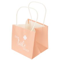 Artikel Geschenktüte Papier mit Aufdruck "Eine Tüte Glück", 12 cm, 12 Stück, bunt