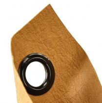 Artikel Papiertüte für Blumen in Leder-Optik, 10x20cm, Braun