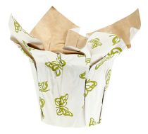 Papiertopf Ø12cm H9cm mit Muster 8St