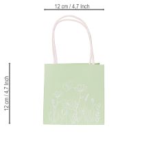 Artikel Geschenktüte mit Floralem Design Kleine Geschenktasche Für Besondere Anlässe 12cm 12St