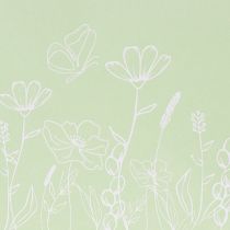 Artikel Geschenktüte Papier 12cm Florales Design Pastell 12 Stück