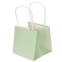 Artikel Geschenktüte Papier 12cm Florales Design Pastell 12 Stück