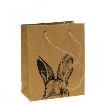 Artikel Geschenktüte Ostern Papiertüte Hase Braun 12×6×15cm 8St
