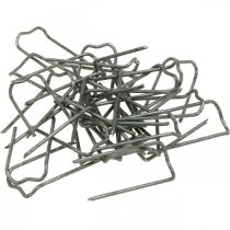 Artikel Patenthaften aus Metall, 10x25mm, 1kg, Silber, für Floristik und Bastelarbeiten