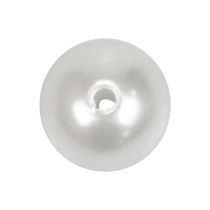 Artikel Deko Perlen zum Auffädeln Bastelperlen Weiß 8mm 300g