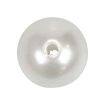 Artikel Deko Perlen zum Auffädeln Bastelperlen Weiß 12mm 300g