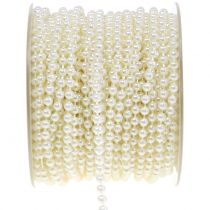Artikel Perlenband Crème 4mm 20m