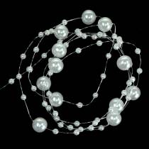 Perlenkette Weiß Ø3 - 8mm L3m