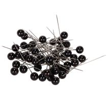 Artikel Perlkopfnadeln Metall Schwarz Ø10mm 60mm