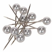 Artikel Perlkopfnadeln Silber Kunststoff Perlenkopf Ø 15mm 75mm 10 Stück