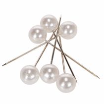 Artikel Perlkopfnadeln Weiß Kunststoff Ø20mm 90mm Dekoration