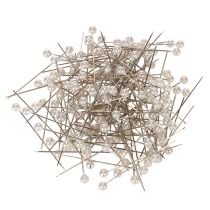 Artikel Stecknadeln mit Kunststoff-Perlenkopf Weiß Ø4mm 40mm 150 Stück