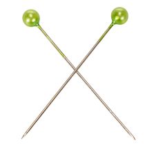 Artikel Perlkopfnadeln Grün Ø 4 mm Länge 40 mm 150 Stück für Floristik