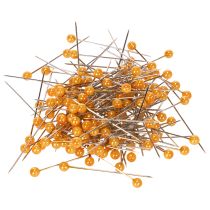 Artikel Perlkopfnadeln Orange Metall Ø4mm Länge 40mm 100 Stück