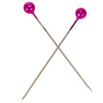 Artikel Perlkopfnadeln Floristik Metall-Kunststoff Pink Ø4mm 40mm 150 Stück