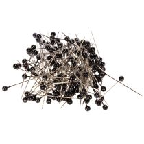 Artikel Perlkopfnadeln Schwarz Metall Ø4mm 40mm 150 Stück Floristik