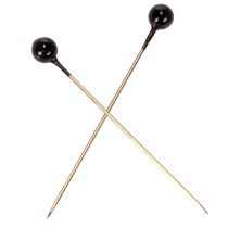 Artikel Perlkopfnadeln Schwarz Metall Ø4mm 40mm 150 Stück Floristik