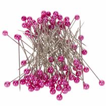 Artikel Perlkopfnadeln Kunststoff Ø6mm Länge 65mm Pink 100 Stück