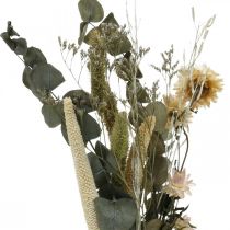 Trockenblumen Strauß Eukalyptus Trockenfloristik Set H30-35cm