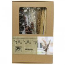 Artikel Deko-Trockenblumenstrauß Rosa Wiesenblumen Mix DIY Set, Kreative Tischdeko H30-35cm