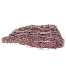 Artikel Dekoherz aus Zweigen mit Pflanzfolie 20 cm Braun-Lila 2er-Set