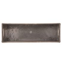 Artikel Rechteckiges Dekotablett Kunststoff 23x8x5cm Anthrazit