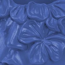 Artikel Pflanzkopf Polyresin Büste Übertopf Blau 13,5×13×14cm