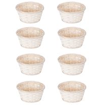 Artikel Bastkorb Deko für vielseitige Wohnraumgestaltung 20cm 8St