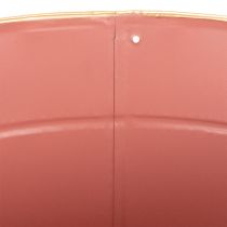 Artikel Pflanzkübel Set Metall Ø26cm H22cm Pastellfarben 4 Stück Innenbereich