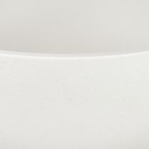 Artikel Pflanzkübel Kunststoff rund Schale Weiß Ø25cm H12cm