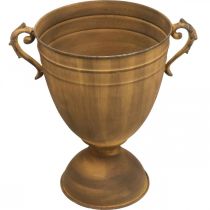 Artikel Pflanzkübel Rost Optik Pokalvase Metall Ø22,5cm H32,5cm