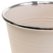 Pflanzkübel Blumentopf Metall Übertopf Ø13,5cm H12,5cm 2St