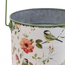 Pflanzkübel Vintage Deko Metalleimer Ø18/15/12cm 3er-Set