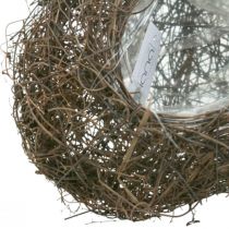 Artikel Pflanzschale Herz Friedhof, Rebenherz zum Bepflanzen 26cm